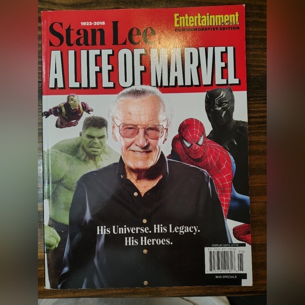 Stan Lee A Life of Marvel 1922-2018, Entertainment Weekly Commemorative Edition